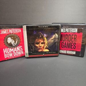 Lot of 3 James Patterson CD Audiobooks Humans Bow Down Murder Games Hide & Seek